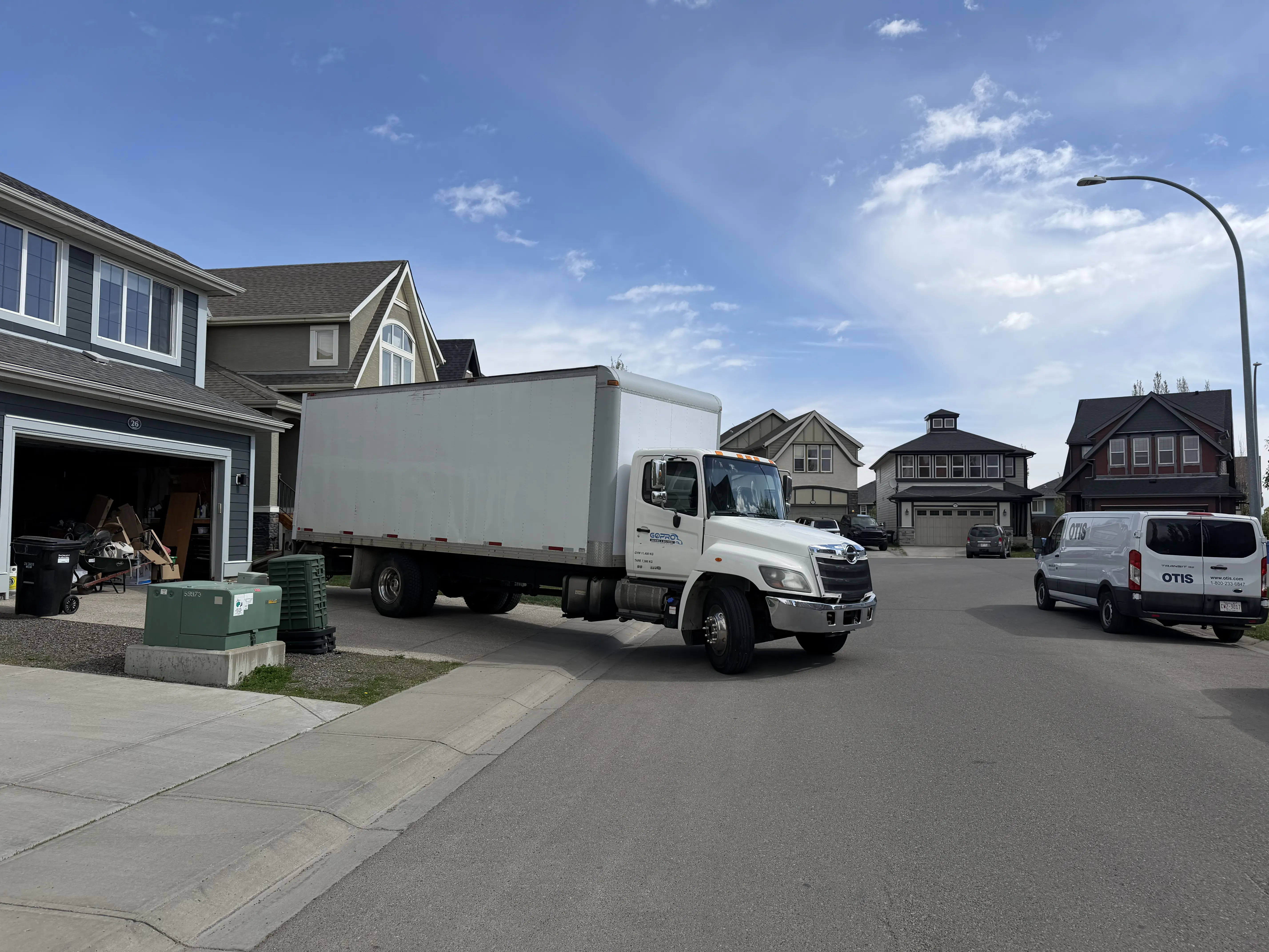 GoPro Moving crew loading a Calgary home